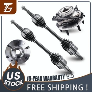Front CV Axle & Wheel Bearing Hub Kit for 4WD Chevy GMC Buick Saab Isuzu 9-7x - Picture 1 of 8