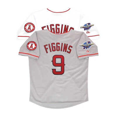 Chone Figgins 2002 Anaheim LA Angels World Series Home & Road Men's Jersey - Image 1 of 2