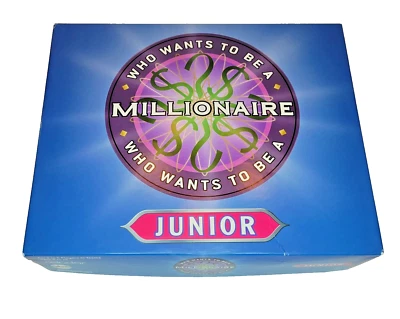 Who Wants To Be A Millionaire Board Game Junior Pressman 2000 Boardgame cards - Image 1 of 4