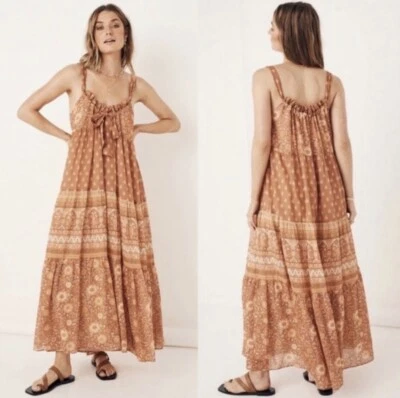 Maxi Vestido Solero Bohemio de Verano con Tirantes Spell & The Gypsy Utopia Talla XS Foto 1 de 4