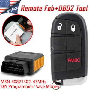 For 2011 2012-2015 2016 2017 Dodge Journey Keyless Entry Smart Remote Key Fob 3B - Picture 1 of 12