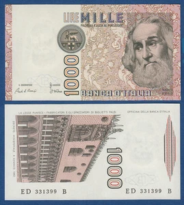 ITALIEN / ITALY 1000 Lire 1982  aUNC  P.109 a - Bild 1 von 1