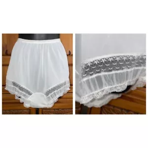 GORGEOUS Vintage 1950's LUXITE by HOLEPROOF High Dome Wide Dbl Gusset Panties 6 - Picture 1 of 6