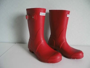 Hunter Wellington Gummistiefel in Rot Gr.39UK6 - Bild 1 von 7