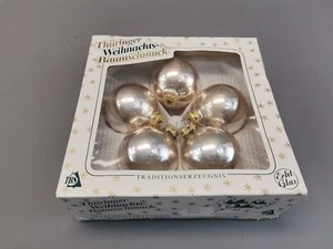 Christbaumschmuck Kugeln Thüringer Weihnacht Advent Glas Vintage Retro OVP - Bild 1 von 6