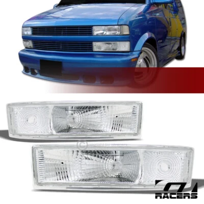 Luces de parachoques de estacionamiento cromadas para Chevy Astro/GMC Safari 1995-2005 ks Foto 1 de 4