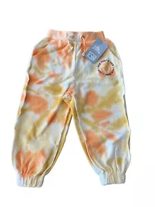 Disney Mickey Mouse "New Point of View" Tie-Dye Jogger Sweat Pants Girls Sz 4 - Picture 1 of 3