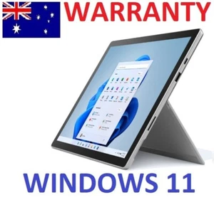 LIKE NEW SILVER PLATINUM MICROSOFT SURFACE Pro 7 - i3/4/128 M1866 Windows 11 W11 - Picture 1 of 5