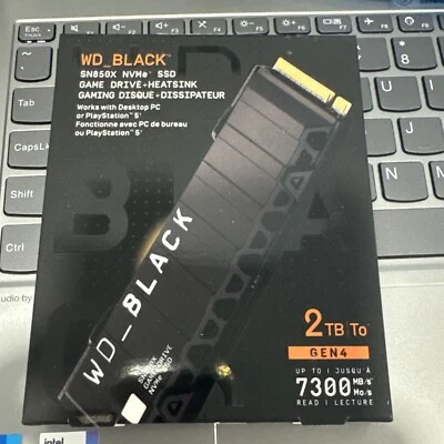 Western Digital WD_Black SN850X 2TB NVMe SSD Drive WD BLACK NEW SEALED - Image 1 of 4
