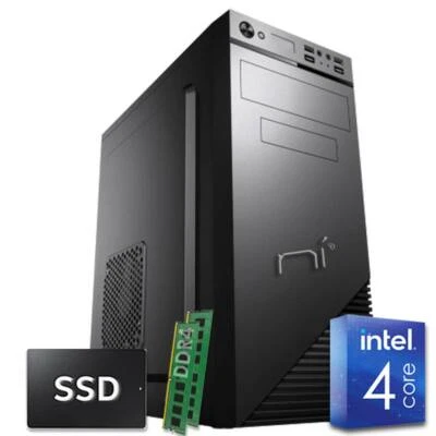 PC Fisso assemblato intel quad-core 2.7 GHz 16gb ram SSD 480gb Win10 pro WIFI - Immagine 1 di 4