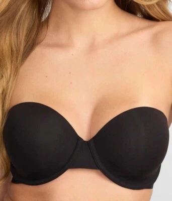 Wacoal 854339 Comfort First Strapless T-Shirt Bra Black Size 38DD - Image 1 of 4