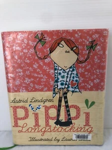 Pipi Longstocking Astrid Lindgren Large Hardcover Ex Library Book 2007 Dustcover - Picture 1 of 10