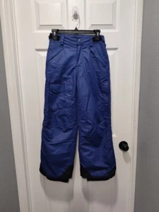 Iceburg Outerwear Snow Ski Pants Blue Insulated Youth Size Medium 10/12 68986 - Picture 1 of 14