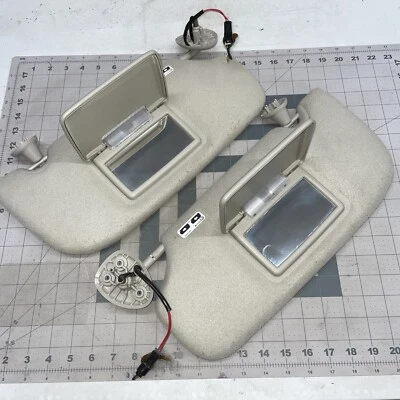 2005 2007 GMC Envoy Trailblazer солнцезащитный козырек комплект с подсветкой и удлинить серый - Изображение 1 из 4