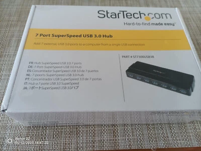 StarTech 7 Port SuperSpeed USB 3.0 Hub - Image 1 of 3
