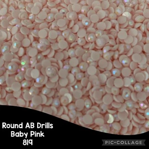 AU SELLER 2000 Drills Diamond Painting ROUND AB Aurora Borealis Baby Pink 819 - Bild 1 von 2