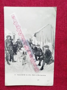 Escuela De Esqui Del 159é - Parada A Montgenèvre - Altas Alpes - Chasseurs - Imagen 1 de 2