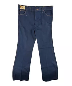 Wrangler True Vintage Dark Wash Made In USA 70s Jean 40X32 NOS NWT - Picture 1 of 6
