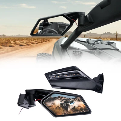 Luz de señal de giro de espejos laterales X3 para Can-Am Maverick X3 y Max XRS XDS Turbo R RR Foto 1 de 4