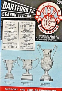 DARTFORD V WEYMOUTH 30/1/1982 ALLIANCE PREMIER LEAGUE - Picture 1 of 1