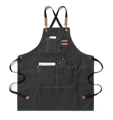 Master Canvas Apron Workwear Uniform Chef Painter Gardener Handyman Waterproof - Image 1 of 4