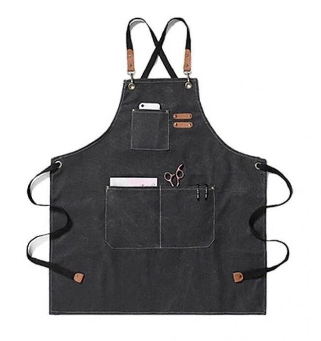 Master Canvas Apron Workwear Uniform Chef Painter Gardener Handyman Waterproof - Image 1 of 4