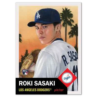 Roki Sasaki - MLB Living Set - Tarjeta 838 RC Foto 1 de 2