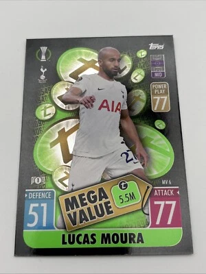 2021-22 Topps Match Attax Mega Value - Lucas Moura - Image 1 of 4