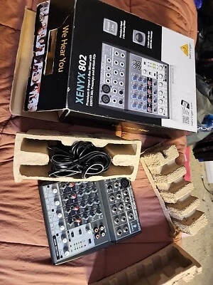 Behringer Xenyx 802 Mixing Console NEW *read - Image 1 of 4