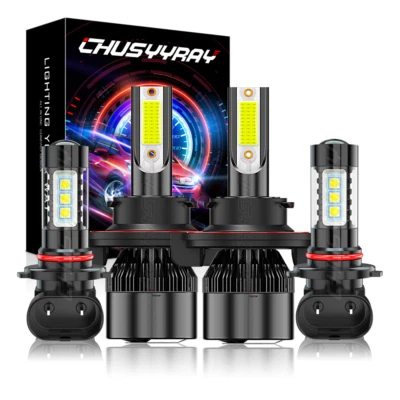 4x Para Ford Explorer Sport Trac 2007-2010 Faros LED Combo de luz antiniebla - Imagem 1 de 4