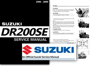 Suzuki DR200SE Workshop Service Repair Shop Manual DR 200 SE 1996 to 2009 DR200 - Picture 1 of 2