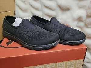 Propet TravelActiv Slip-On W5104 Women's Casual Shoe Size 8.5 Black