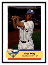 1994 Fleer ProCards #906 GREG BRILEY Charlotte Knights ~B8L