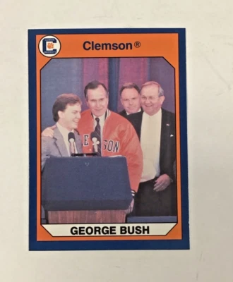 1990 Collegiate Collection Clemson University Pres George Bush #140 - Image 1 of 2