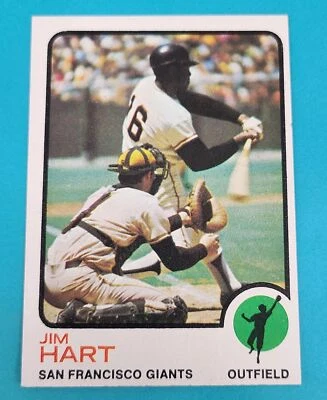 1973 Topps High Number #538 Jim Hart San Francisco Giants BASEBALL Card K - Image 1 of 2