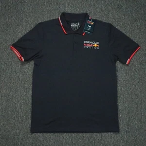 Castore Shirt Mens Medium Blue Red Bull Racing Core Polo Short Sleeve - Picture 1 of 10