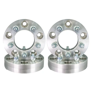 5x5 / 5x127 to 5x5.5 / 5x139.7 US Wheel Adapters 1.25" Thick 1/2x20 Studs x 4 - Picture 1 of 6