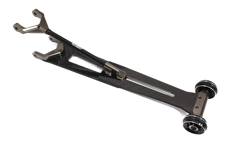Machined Alloy & Composite Wheelie Bar for Associated DR10 Drag Race Car RTR - Image 1 of 1
