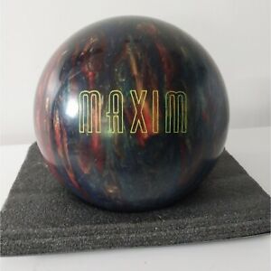 Maxim Ebonite Bowling Ball Multi Color Marble Sparkles with Carrying Bag 14lbs