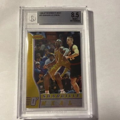 1996-97 Bowman’s Best #70 Shaquille Onesl BGS 8.5 - Image 1 of 2