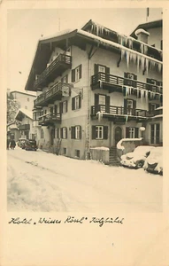 Estampillas postales RPPC Hotel Weisses Rössl Kitzbühel República Ofterreich - Imagen 1 de 2