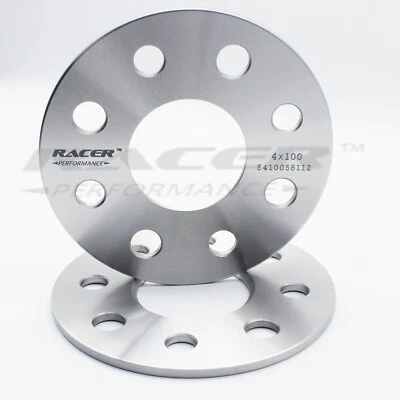 5mm Slip-On Wheel Spacers 4x100 56.1mm Hub Fits Honda Civic Acura Mazda Mini - Image 1 of 4