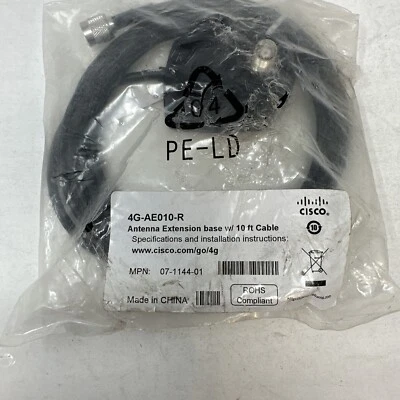 4G-AE010-R - Cisco Antenna Single Unit Extension Base w/ 10 Ft. Cable - Image 1 of 4