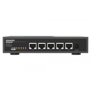 3422604 QNAP QSW-3205-5T, 5 ports 10GbE RJ45, unmanaged switch - Foto 1 di 4