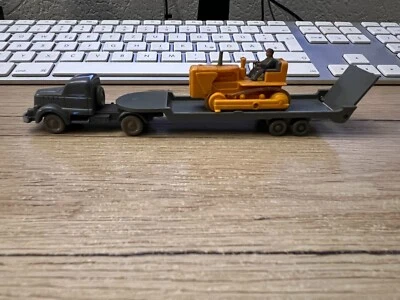 Wiking Tieflader Unverglast mit Ladung in recht guten Zustand ohne OVP - Bild 1 von 4