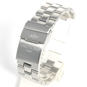 Authentic Breitling Pro 1 Steel Mens 22mm Wide Watch Bracelet Band, Short Length - Picture 1 of 14