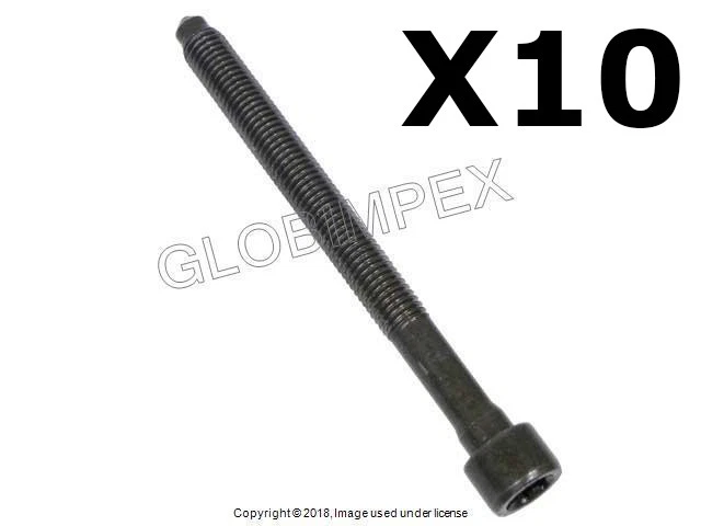 AUDI/VW A3 A4 A5 QUATTRO ALLROAD (2005-2016) Cylinder Head Bolt SET OF 10 - Image 1 of 1