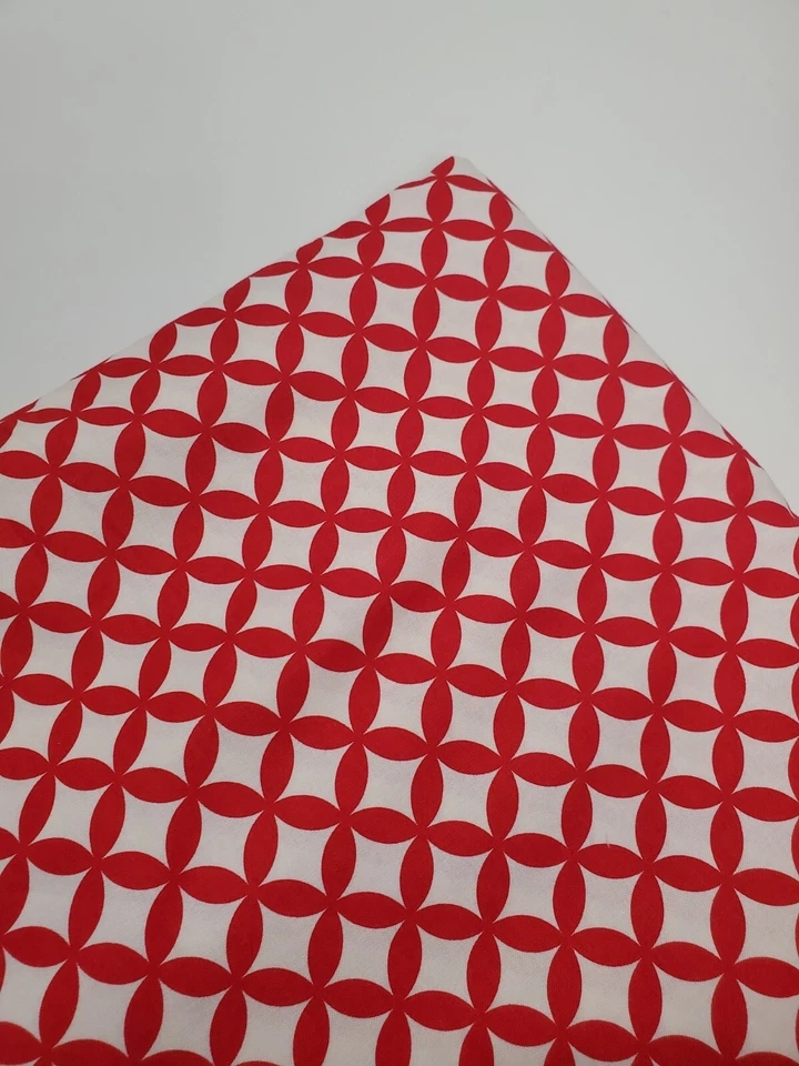 Bonnie & Camille Fabric Moda Basics Orange Peel Red Sew Quilt Craft FAT QUARTER - Image 1 of 1