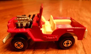 Vintage 1971 Matchbox Superfast No 2 Jeep Hot Rod Lesney Made England Red NICE! - Picture 1 of 11