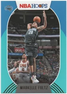 Markelle Fultz 2020-21 PANINI NBA HOOPS BASKET PALLA Teal Parallel #60/70 Magic - Foto 1 di 2